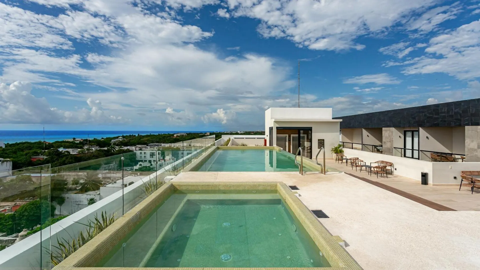Playa Del Carmen Ocean View The Caribbean Sea Apartment  Playa del Carmen